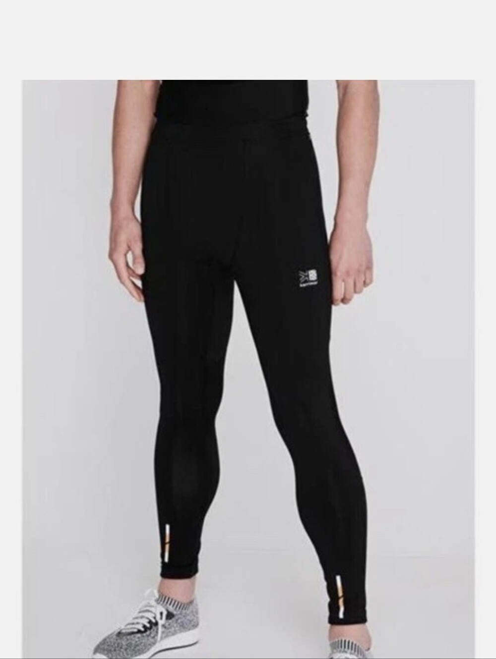 Karrimor Running Tights Black With Reflective Detail Sz.8 NWT